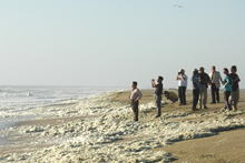 Delegates at Walvis Bay Lagoon